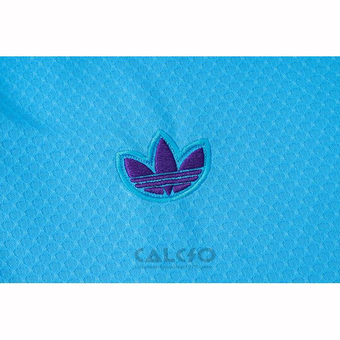 Tuta da Track Real Madrid Manica Corta 2025-2026 Blu - Pantaloncini